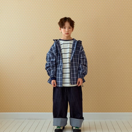 minimal/23. rollup check denim S-XL