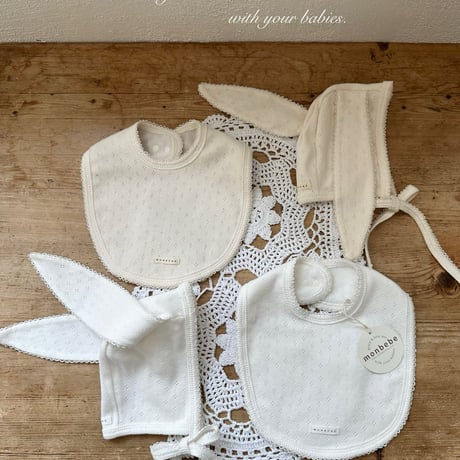 monbebe/43. jagard cotton bunny bonnet FREE