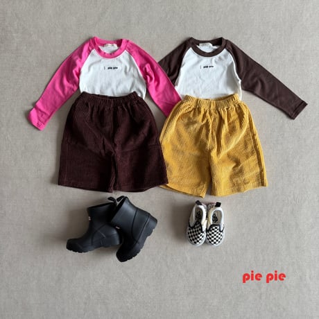 pie/19. embo corduroy bermuda  XS-XL