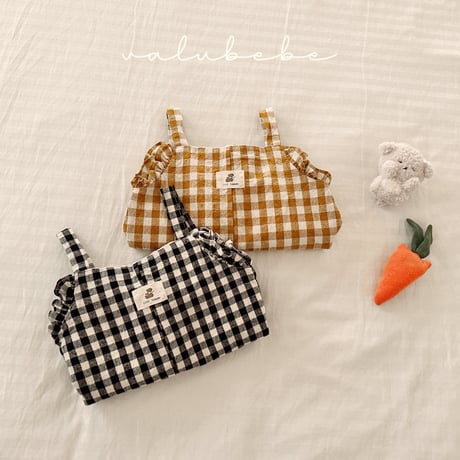 valubebe/28. check overalls suit 6M-18M