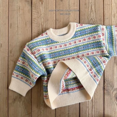 melikey/96. vintage indie knit JS-JM