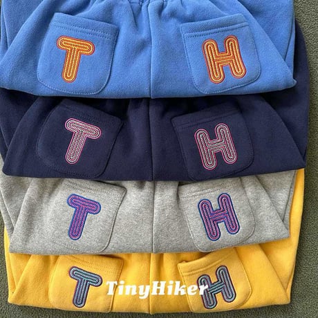 tinyhiker/22. tie embroidery jogger pants XS-XL