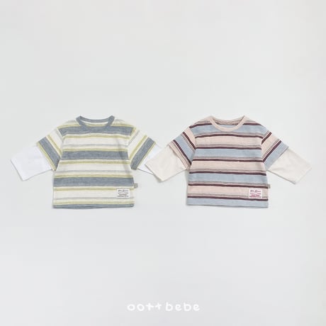 oottbebe/56. bri rayerd T-shirt XS(1-2Y)-XL(6-7Y)