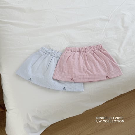 ninibello/60. check skirt XS-XL
