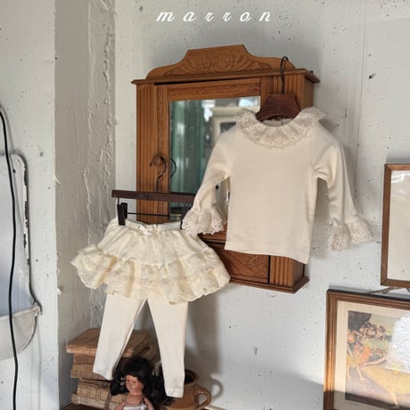 marron/29. lace tutu skirt leggings XS-L