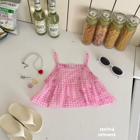 secondmoment/83. minkey ribbon bustier S-XL
