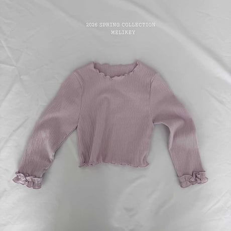 melikey/23. rucy fril T-shirt XS-XL