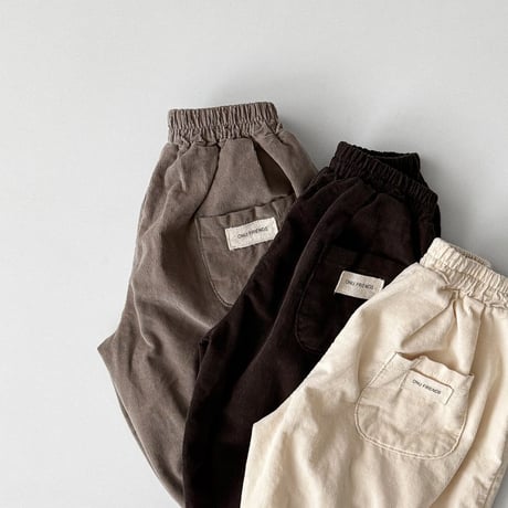 onu/22. dongle pleated pants BABY(12M)-L(5-6Y)