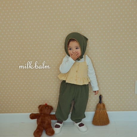 milkbalm/1. candy check bustier XS-XL