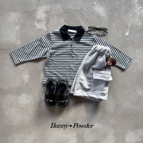 bunnypowder/10. mark collar T-shirt S-XL