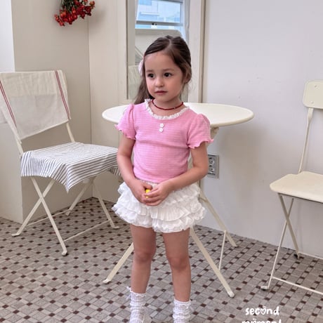 secondmoment/62. lilly puff T-shirt JS-JL