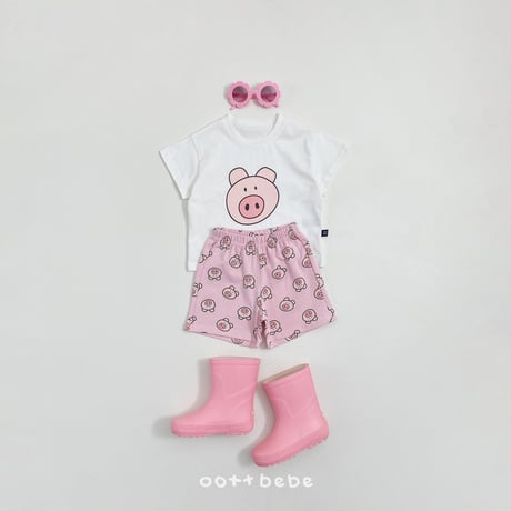 oottbebe/44. happy friends ( kids ) T-shirt XS(1-2Y)-XL(6-7Y)