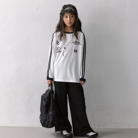 nicetomeetyou/57. ( jersey )89 line T-shirt S-XL