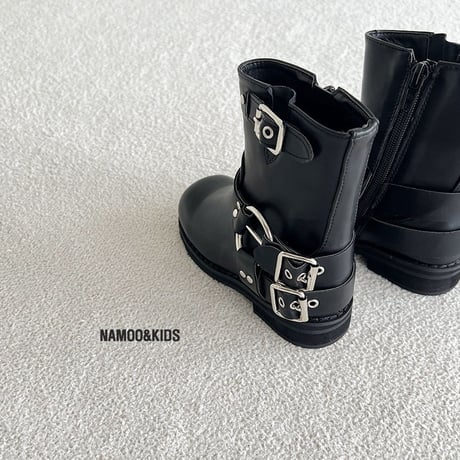 namoo/44. two buckle rider angle boots 160-230