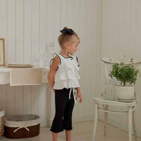 melikey/89. dot kangkang sleeveless blouse XS-XL