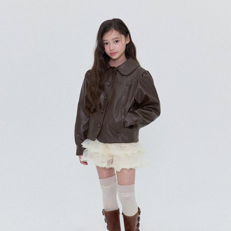 forkchips/81. teddy ledder jacket JS-JXL