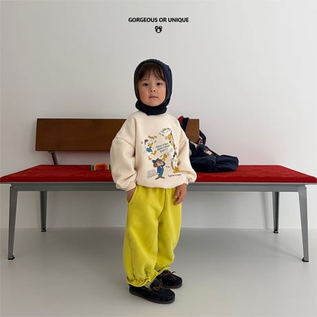 gou/80. go  you cartoon man-to-man JS(8-9Y)-JL(10-11Y)