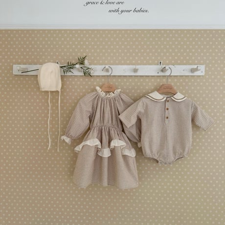 monbebe/2. vella one-piece S(1-2Y)-XL(7-8Y)