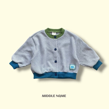 middlename/51. two color block cardigan S-XL
