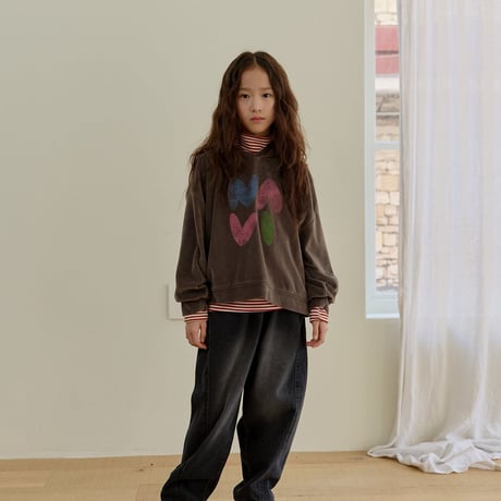 navi/75. butter denim baggy pants S-XL