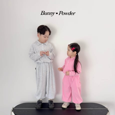 bunnypowder/118. terry collar T-shirt 2XL-4XL