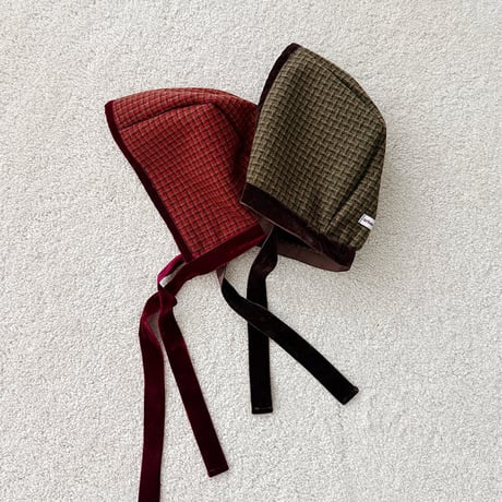 urbanrabbit/2. Classic Check Bonnet FREE