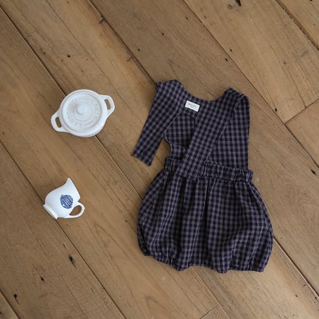 bebeholic/43. coocoo overalls suit S(3-6M)-XL(18-24M)