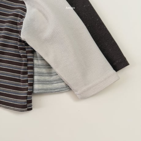 amigo/27. stripe raglan  XS-XL