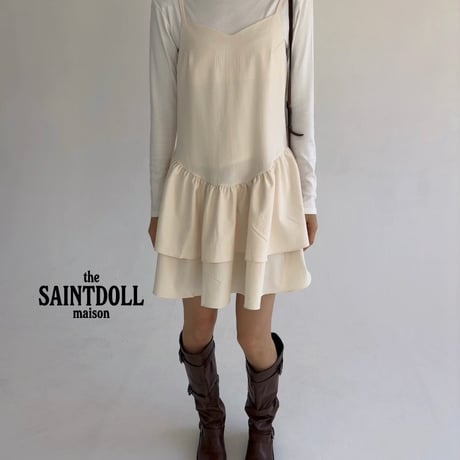 saintdoll/6. lapping boat neck T-shirt XL-JM