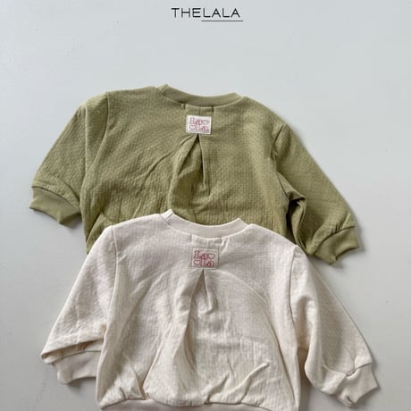 thelala/21. olive man-to-man XS-XL
