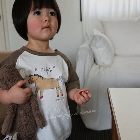 normalplay/26. pony raglan half t T-shirt 12M-XL