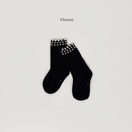 vbunny/4. bow socks set M(130-150)-XL(180-210)
