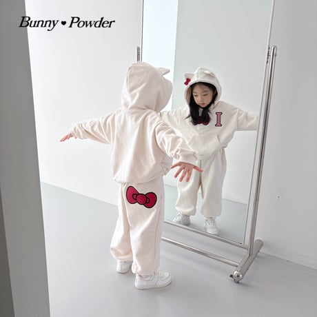 bunnypowder/121. hood man-to-man S-XL