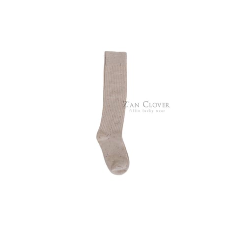 zanclover/4. plain over knee socks M(160-180)-XL(220-240)