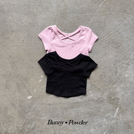 bunnypowder/168. ribbon cubic T-shirt 2XL-4XL