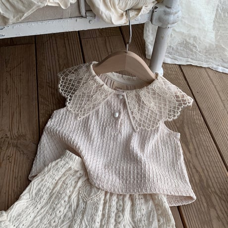 bebeholic/39. poppy collar T-shirt S(3-6M)-L(12-18M)