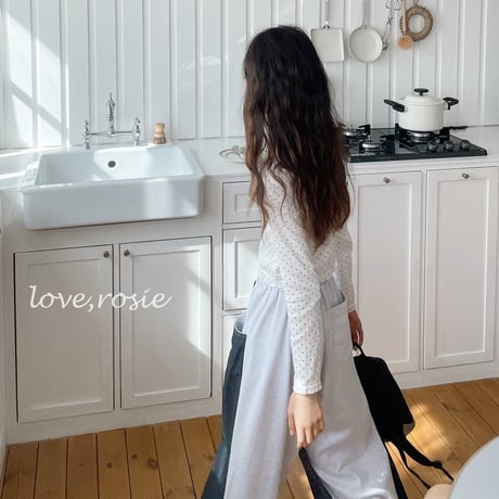 loverosie/14. denim half half pants 2XL