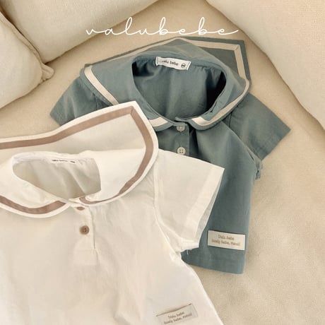 valubebe/63. sailer button blouse 6M-S