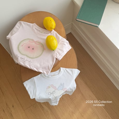 ninibello/27. apple pony crop T-shirt XS-XL