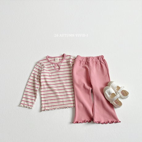 vividi/52. plain span nalrari pants JS-JM