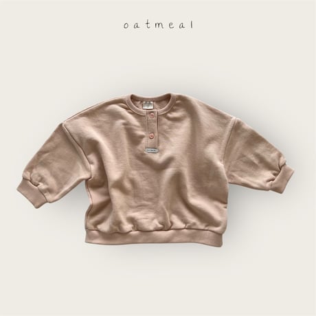 oatmeal/13. kids kai man-to-man XS-XL