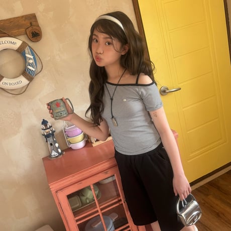 matilda/141. unbal stripe top 5-13
