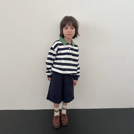 digreen/34. striped collar mtm? S-2XL