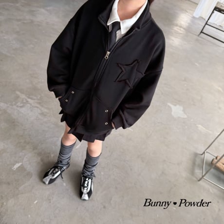 bunnypowder/97. star zipup 2XL-4XL