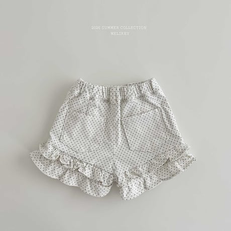 melikey/80. two two fril half pants JS-JM