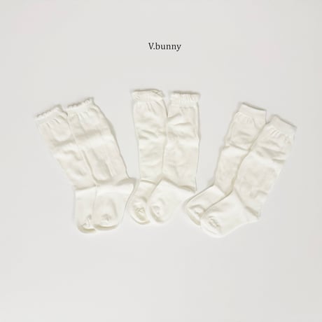 vbunny/8. sugar socks set M(130-150)-XL(180-210)