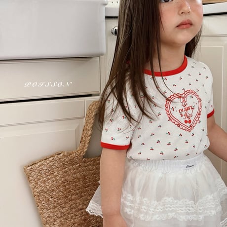 poisson/76. mini cherry T-shirt JS-JM