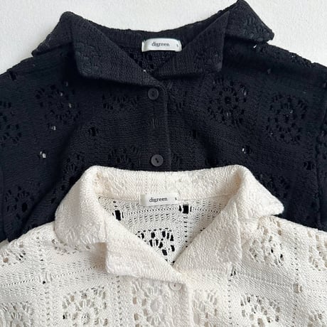 digreen/38. crochet shirt S-2XL