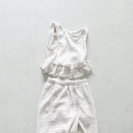 urbanrabbit/105. Crease Frill Sleeveless JS-JM