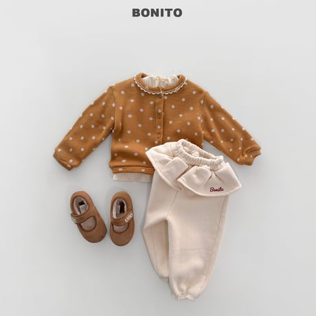 bonito/88. dot cardigan 12M-XL